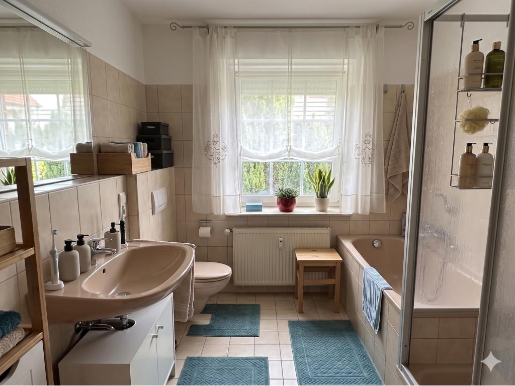 3 Zimmer Wohnung: Badezimmer